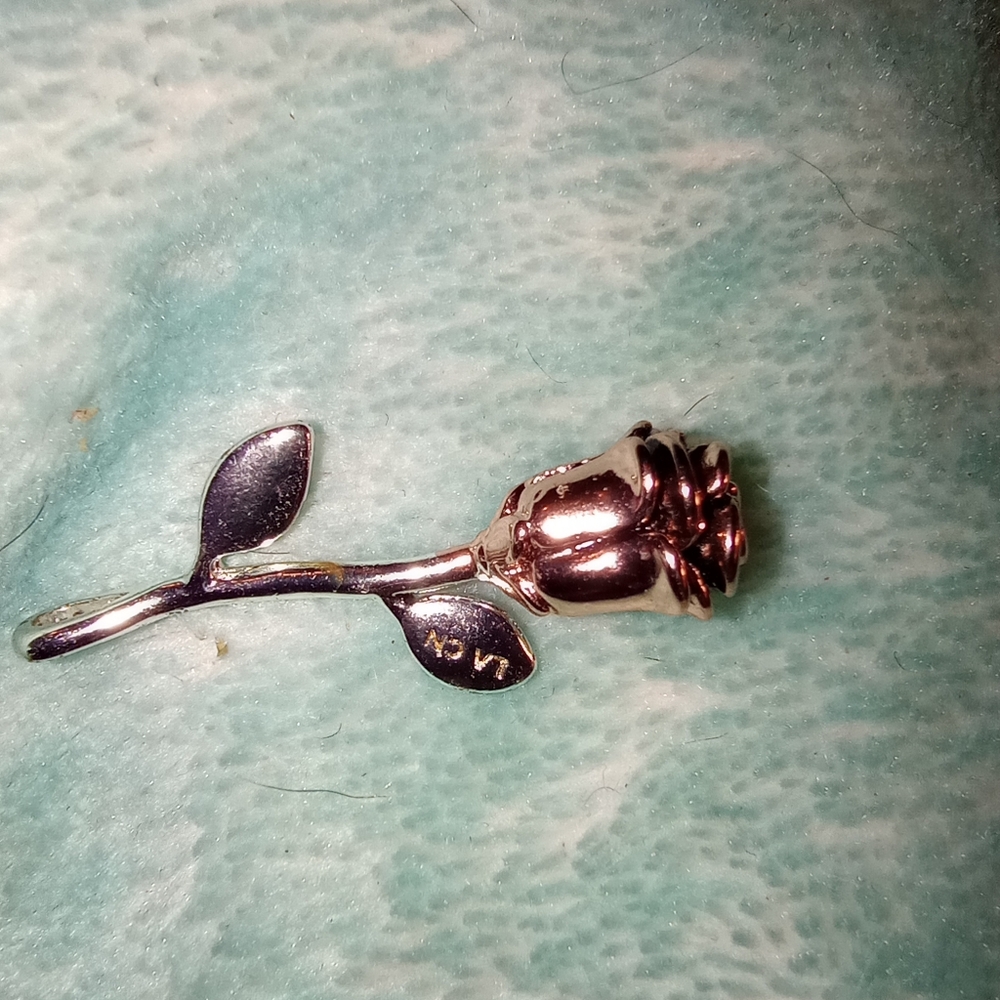 Gold plated rose gold and yellow gold pendant